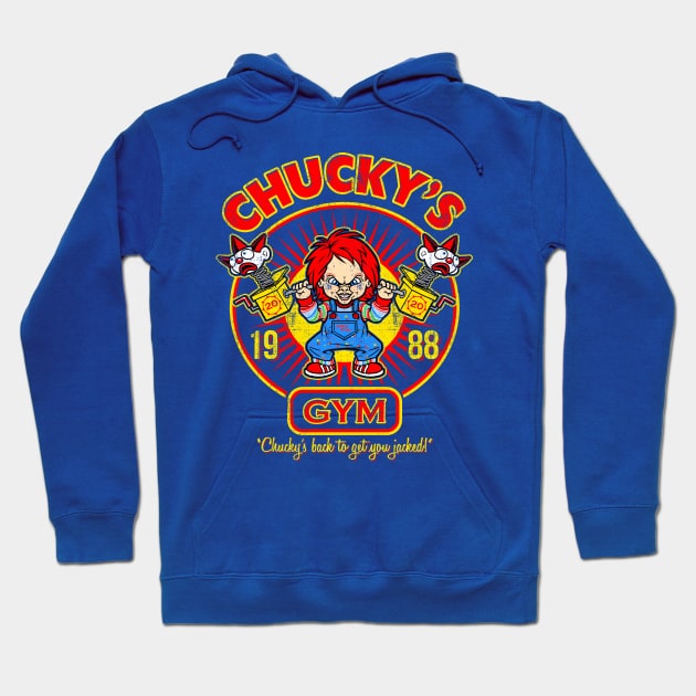 Chucky's Gym - Good Guys Hoodie by Punksthetic